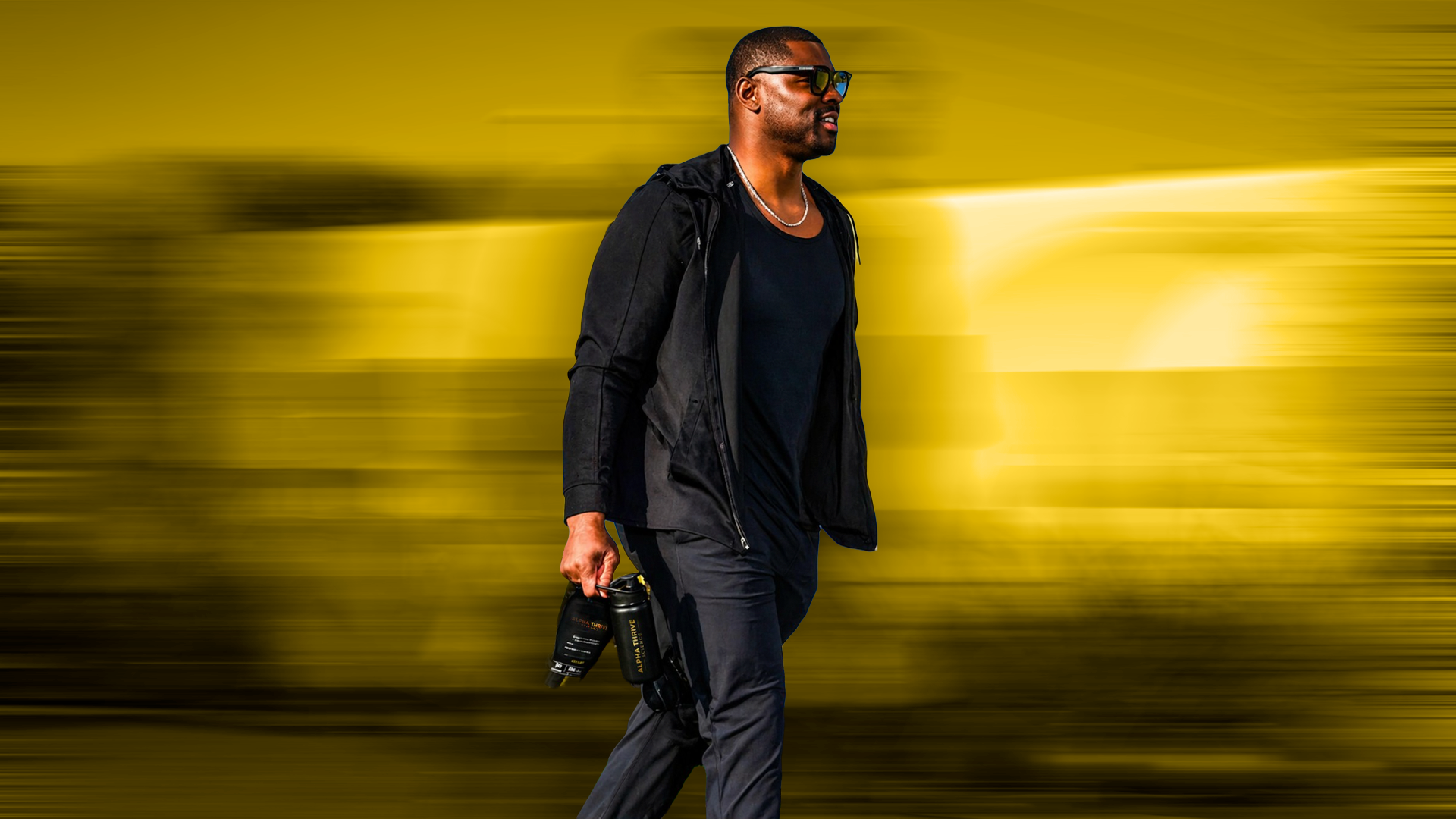 Spotted FiftyDeuce Arrives at #TheBolt with Alpha Thrive Science® Creatine in Hand